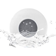 Empressco Mini Bluetooth Hoparlör, Su Geçirmez, Kablosuz, Beyaz, Taşınabilir, Çift Hoparlör