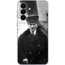 TechTree Samsung Galaxy A27 Uyumlu Mustafa Kemal Atatürk Portre Baskılı Silikon Kılıf