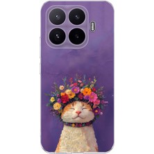 TechTree Xiaomi 17T Uyumlu Frida Catlo Kedi Baskılı Silikon Kılıf