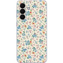 TechTree Samsung Galaxy A27 Uyumlu Ayı Winnie Pooh ve Çiçekler Baskılı Silikon Kılıf