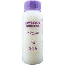 New Favor Oksidan Krem Saç Boya Sıvısı 6'lık 20 Volüme 60 ml