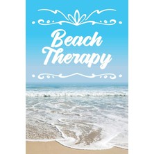 Belirtilmemiş Beach Therapy: A 6 x 9 Journal Notebook With 120 Lined Pages To Write In