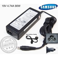 Samsung Orjinal 19V 4.74A 90W  5.5mmx3.0mm Adaptör Şarj Cihazı