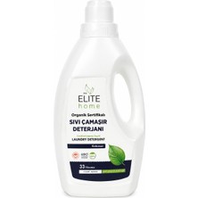 The Elite Home Organik ve Vegan Sertifikalı Kokusuz Sıvı Çamaşır Deterjanı 825 ml Hassas Kullanım için