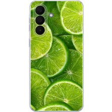 TechTree Samsung Galaxy A27 Uyumlu Misket Limonu Lime Desenli Yaz Temalı Baskılı Silikon Kılıf