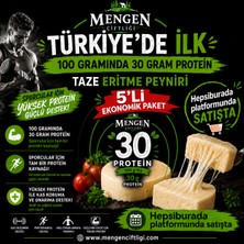 Mengen Çiftliği Birinci Süt Yüksek Proteinli Taze Eritme Peyniri 200 g  (5 li Ekonomik Paket)