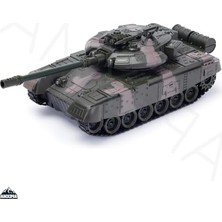 Get Store Uzaktan Kumandalı Paletli Tank, Işıklı ve Sesli 360° Dönen Askeri Oyun