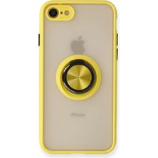 Aydogan's Ayd Iphone 7 Kılıf Montreal Yüzüklü Silikon Kapak - Sarı