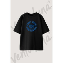 Central Cee Tasarım Baskılı Unisex Oversize Kalıp Siyah Tshirt