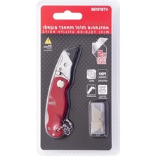 Get Store Katlanır Mini Maket Bıçağı ve 5 Yedek Bıçak Seti