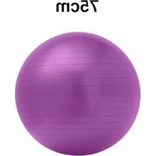 Get Store 75 cm Pilates Topu, Tek Ebat, Pılatestopuc, Mor