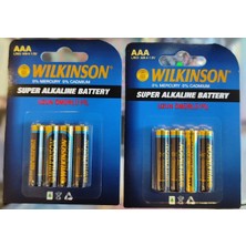 Ada Çanta Kırtasiye Wilkinson Süper Alkalin Aaa Ince Kalem Pil 4 Lü (2 Paket) VT209505