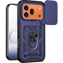 Roketcim Honor 600 Pro 5g Kılıf Magnetik Standlı Kamera Korumalı Sürgülü Vega Kapak
