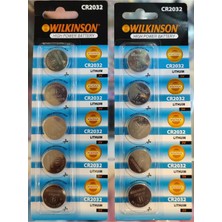Ada Çanta Kırtasiye Wilkinson CR2032 Düğme Pil 5 Li Paket ( 2 Adet )