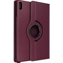 Aydogan's Ayd Huawei Matepad 11 10.9 360 Tablet Deri Kılıf - Mürdüm