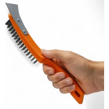 Get Store Çelik Tel Fırça, 270 mm Uzunluk ile Pas Temizleme Için Kullanışlı