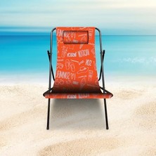 Get Store Kamp Plaj Sandalyesi Turuncu Unisex Kamp Sandalyesi Turuncu Tek Ebat