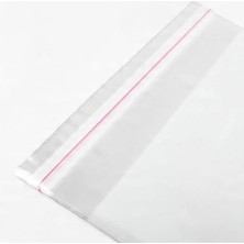 Get Store 100 Adet Kendinden Yapışkanlı Şeffaf Poşet, 13X17 Cm, Kargo ve Ambalaj Için