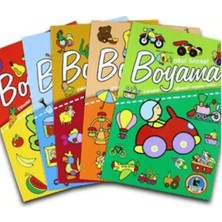 Aydogan's Ayd Okul Öncesi Boyama - Etkinlikli Eğlenceli Dev Boyama Kitabı (5  Takım)
