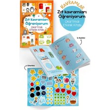 Aydogan's Ayd Kramlar – Zıt Kramları Öğreniyorum – Çıkartmalı Etkinlik Kitabı - 3 Yaş +