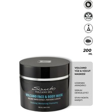 Santo Volcano SPA 200 ml Volkanik Yüz ve Vücut Maskesi Arındırıcı Krem Tüm Cilt Tipleri İçin