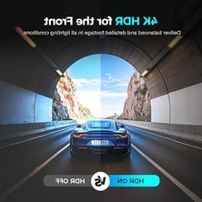 Get Store 4K Araç Içi Kamera, Wi-Fi ve Gps Özellikli, Dual 2. Nesil