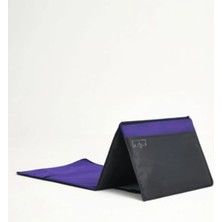Get Store Kevin Tayamat Şezlong Katlanabilir Sırt Dayamalı Oturma Dinlenme Matı & Nder Siyah Mor Stant