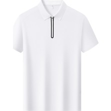 New Performance ARW86291 SERİNTUTAN-ANTİBAKTERİYEL-YÜKSEK KALİTE Fermuarlı Erkek POLYAMİD Polo Yaka  Tshirt