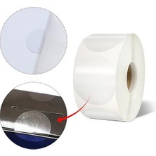 Get Store Şeffaf Yuvarlak Paketleme Etiketleri, 1000 Adet, Hediye Paketleri Için