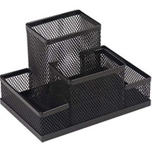 Get Store 4 Bölümlü Metal Perfore Organizer, Masa Düzeni Için