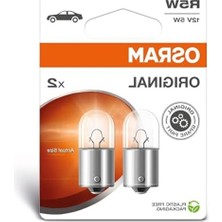 Get Store R5W 12V Sinyal Lambası, Metal Tabanlı, Çift Blister Ambalaj