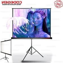 Get Store Taşınabilir Projeksiyon Perdesi 180X180 cm Tripod Ayaklı
