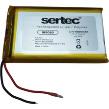 Aydogan's Ayd 105080 3.7V 5000 Mah Li-Polymer Pil (DEVRELI/1.5A)