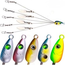 Get Store 5'li Alabama Rig, 22CM Spinner Kaşıklı Balık Yemi