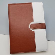 Aydogan's Ayd Çizgili Termo Deri Defter Kahverengi
