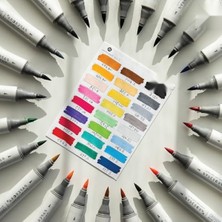 Get Store 24’lü Çift Uçlu Alkol Bazlı Marker Kalem Seti
