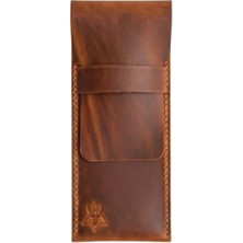 Get Store Hakiki Deri Kalemlik – 4 Kalem Kapasiteli Tasarım - Camel