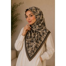 İmaj Butik Haki/vizon Pamuklu Soft Eşarp