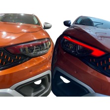 Ark Sticker Egea Sedan ve Cross Uyumlu Gündüz LED Sticker Set