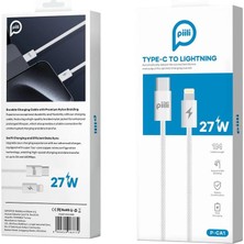 Piili Type-C To Lightning Kablo 1 M P-Ca1 - Beyaz