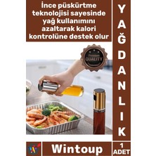 Wintoup #şişe Mutfak Zeytinyağı Sirke Sos Yağdanlık Şeffaf Ergonomik Şık Çok Amaçlı Spreyli Cam Şişe 100 ml