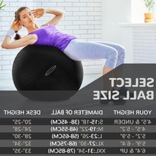 Get Store Kayma Dirençli Egzersiz Topu, Çoklu Renk ve Boyut Seçenekleri ile Kullanıma Sunuldu