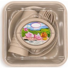 Get Store 6 Kişilik Piknik Seti, 32 Parça Taşıma Çantalı