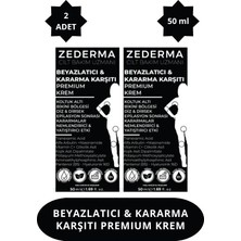 Zederma Beyazlatıcı Kararma Karşıtı Premium Krem 50 ml (2 Adet)