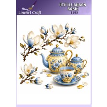 Lineart Ütü ile Rub On Transfer Kağıdı - No: 1153 30X30 cm