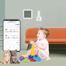 Get Store Dijital Isı ve Nem Ölçer, Bluetooth Bağlantılı, LCD Ekran