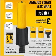 Get Store 4 Parçalı Ayarlanabilir Lans Bahçe Sulama Seti - Hortum Bağlantı Aparatı