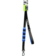 Esranın Dünyası Flex Şok Emici Gezdirme Tasma Black/mavi 120CM