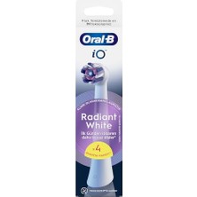 Esranın Dünyası Oral-B Io Radiant White Beyaz Diş Fırçası Yedek Başlığı 4 Adet