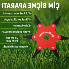 Get Store 6 Bıçaklı Metal Çim Biçme Aparatı, Ergonomik Tasarım